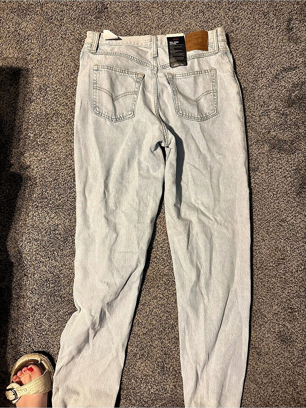 Levi's '80s Mom Jeans Straight Leg Jeans in Blue